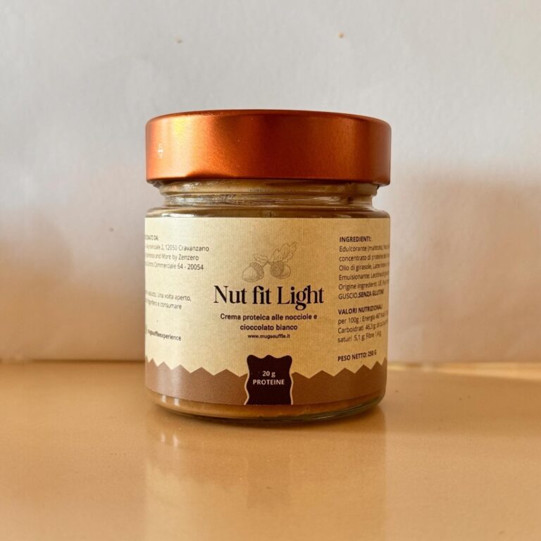 Crema Proteica Nocciole e Cioccolato Bianco- Nut fit Light (250g)